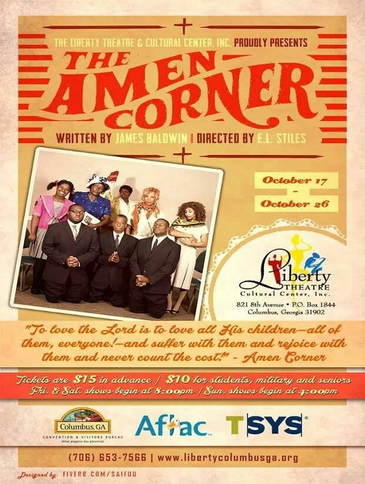 the amen corner at the liberty theatre cultural center james baldwin the amen corner flyers