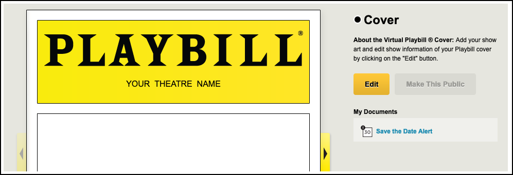 Playbillder Create Your Own Playbill For Your School Or Amateur Stage Production