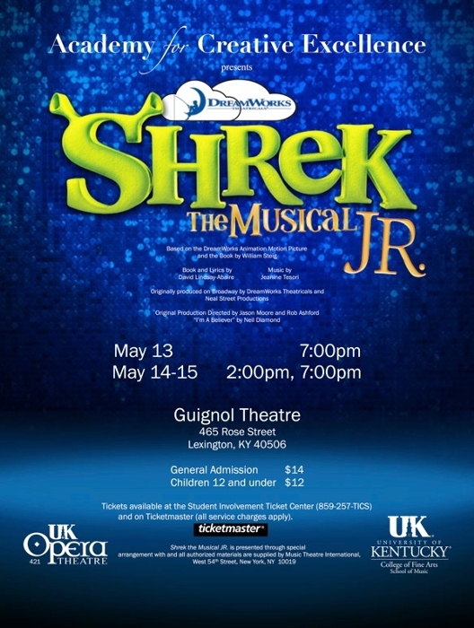Shrek The Musical Jr At Academy Of Creative Excellence