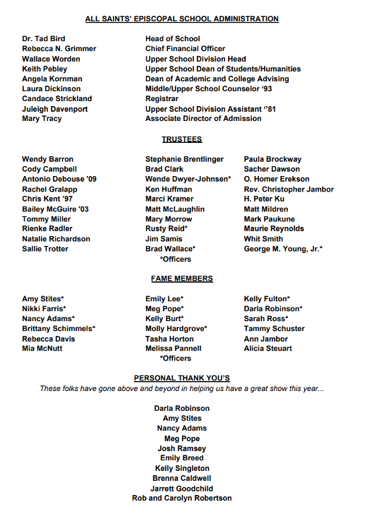 Acknowledgements