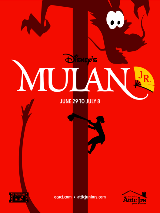 Disney S Mulan Jr At Attic Community Theater Performances June 29 2018 To July 8 2018 Cover