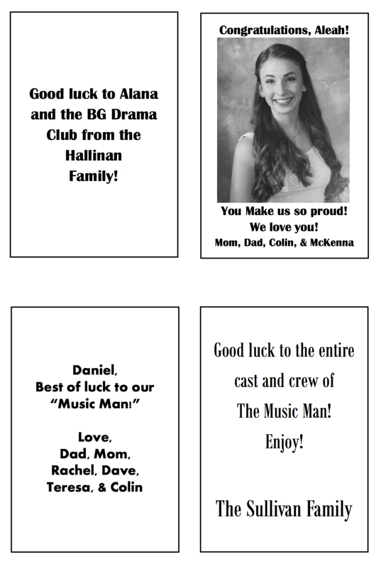 The Music Man at Bishop Guilfoyle Catholic High School Performances