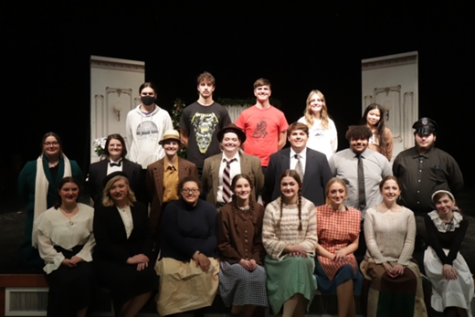 Our incredible senior actors, stage crew, and pit performers!