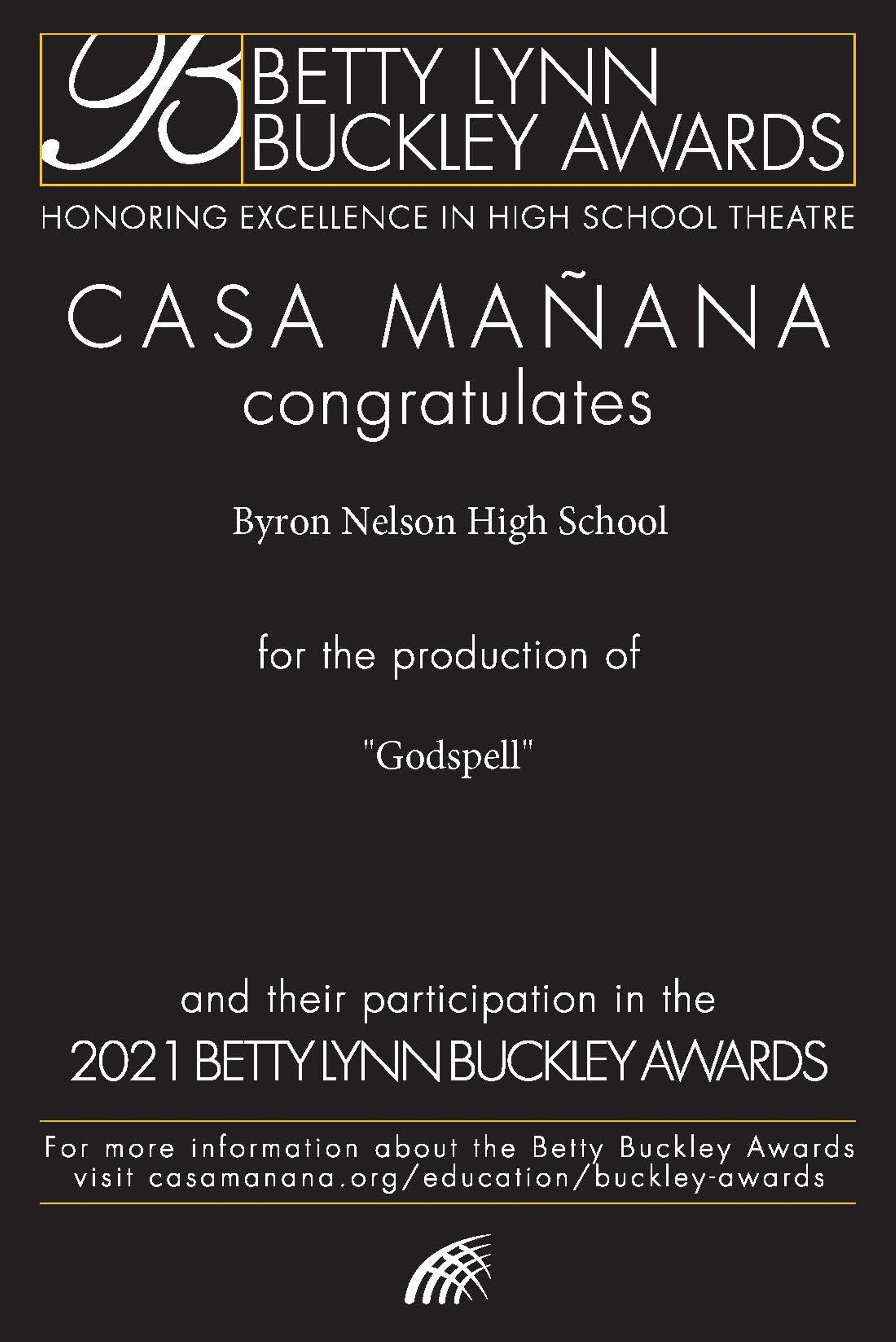 Godspell at Byron Nelson High School - Performances January 28, 2021 to  January 31, 2021 - Ads, page: 19