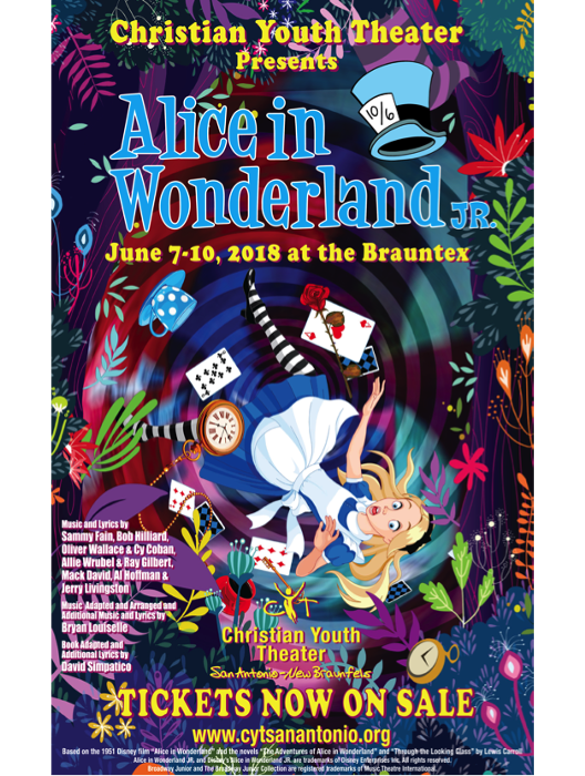 Disney S Alice In Wonderland Jr At Cyt San Antonio Performances