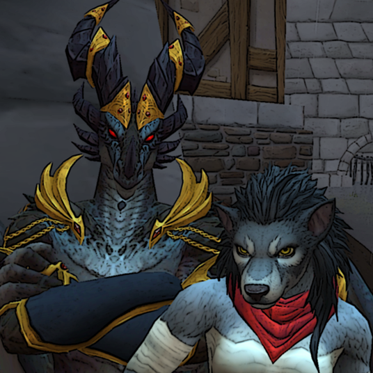 Wolf & Dragon ‎ head shot