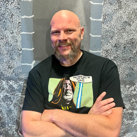 Brad Atkins as Lonny head shot