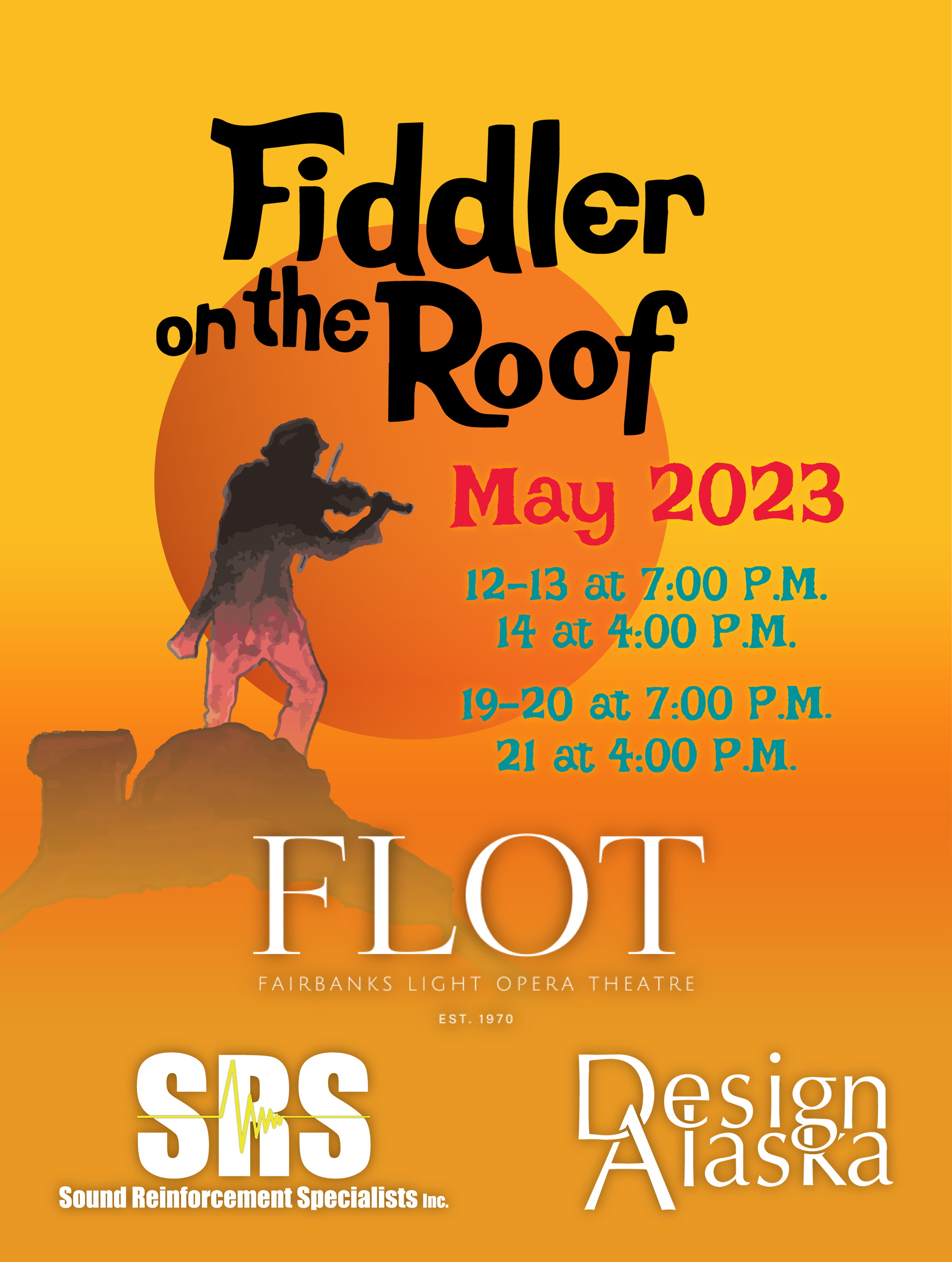Fiddler on the Roof at Fairbanks Light Opera Theatre Performances May