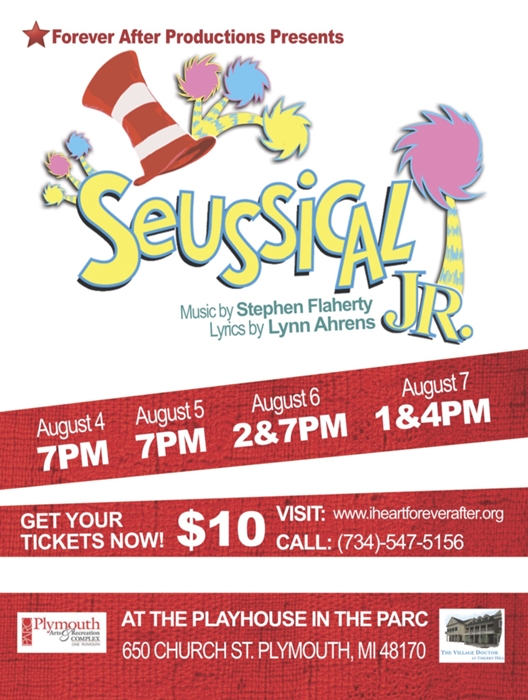 Seussical Jr. at Forever After Productions Performances August 4