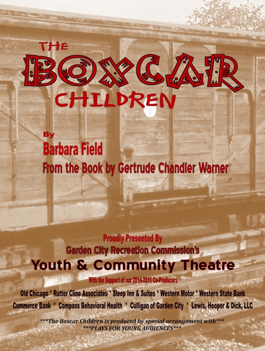 The Boxcar Children At Garden City Recreation Commission