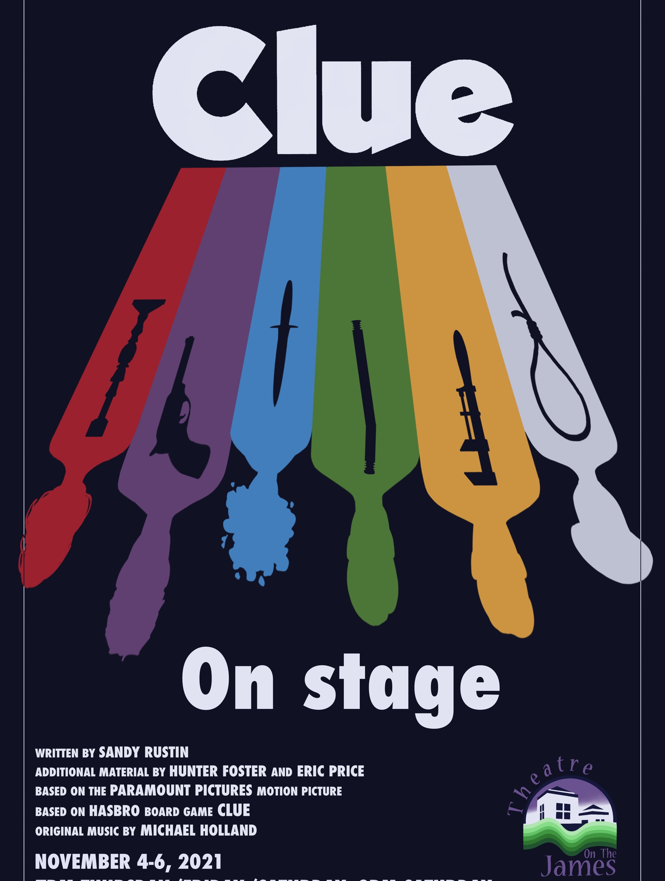 Clue: On Stage at James River High School Performances November 4