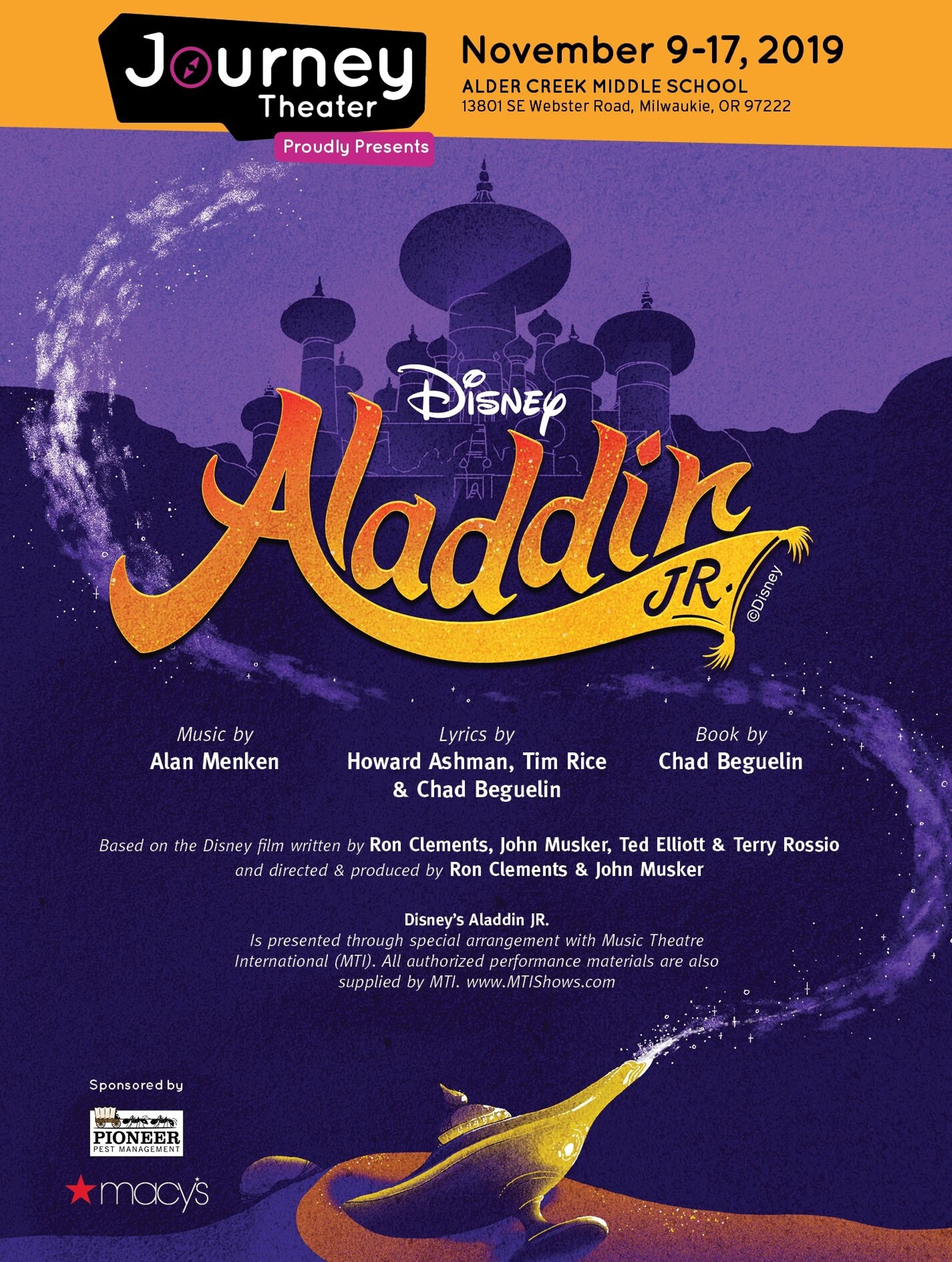Disney S Aladdin Jr At Journey Theater Arts Group Performances November 9 19 To November 17 19 Songs Page 3