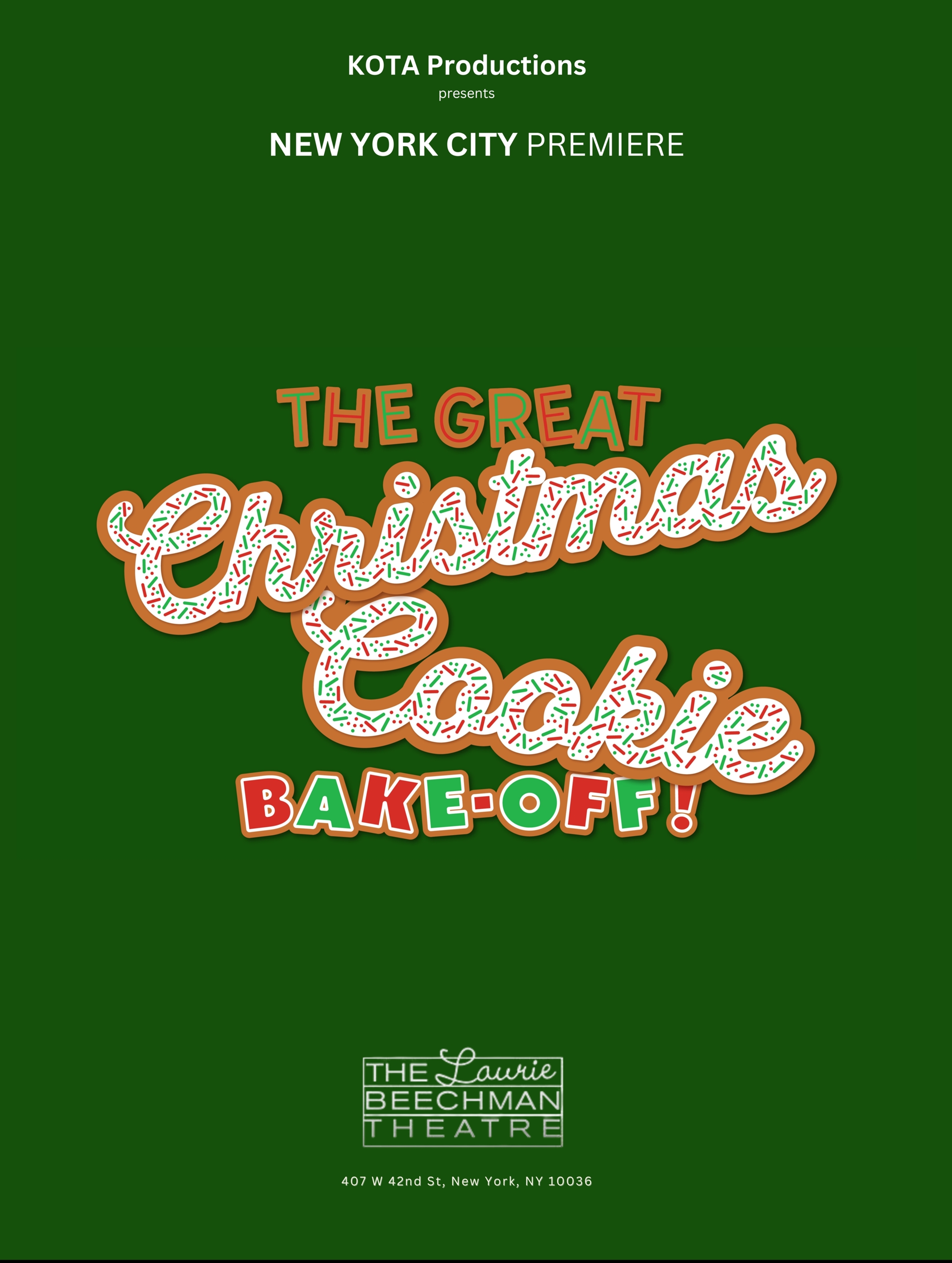 The Great Christmas Cookie BakeOff at KOTA Productions Performances