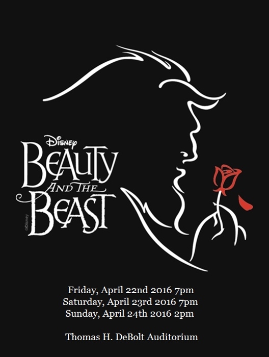 Disney S Beauty And The Beast At Manassas Park High School Performances April 22 2016 To April 24 2016 Cover