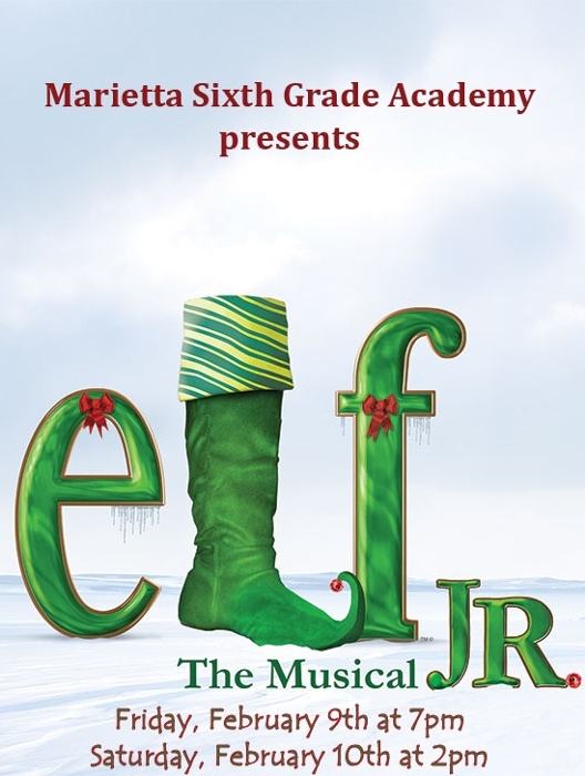Elf the musical jr at marietta sixth grade academy performances