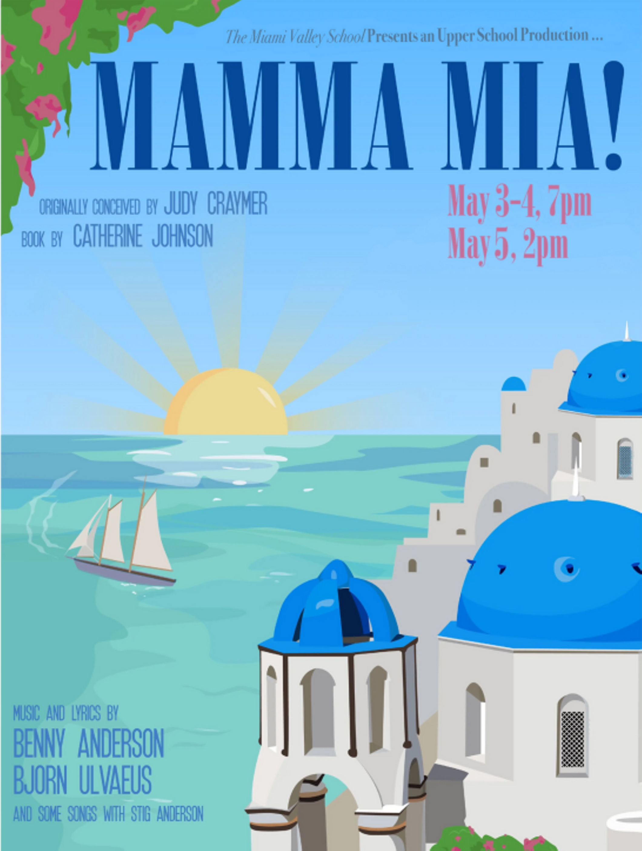 Mamma Mia! at Miami Valley School Performances May 3, 2024 to May 5, 2024 Cover