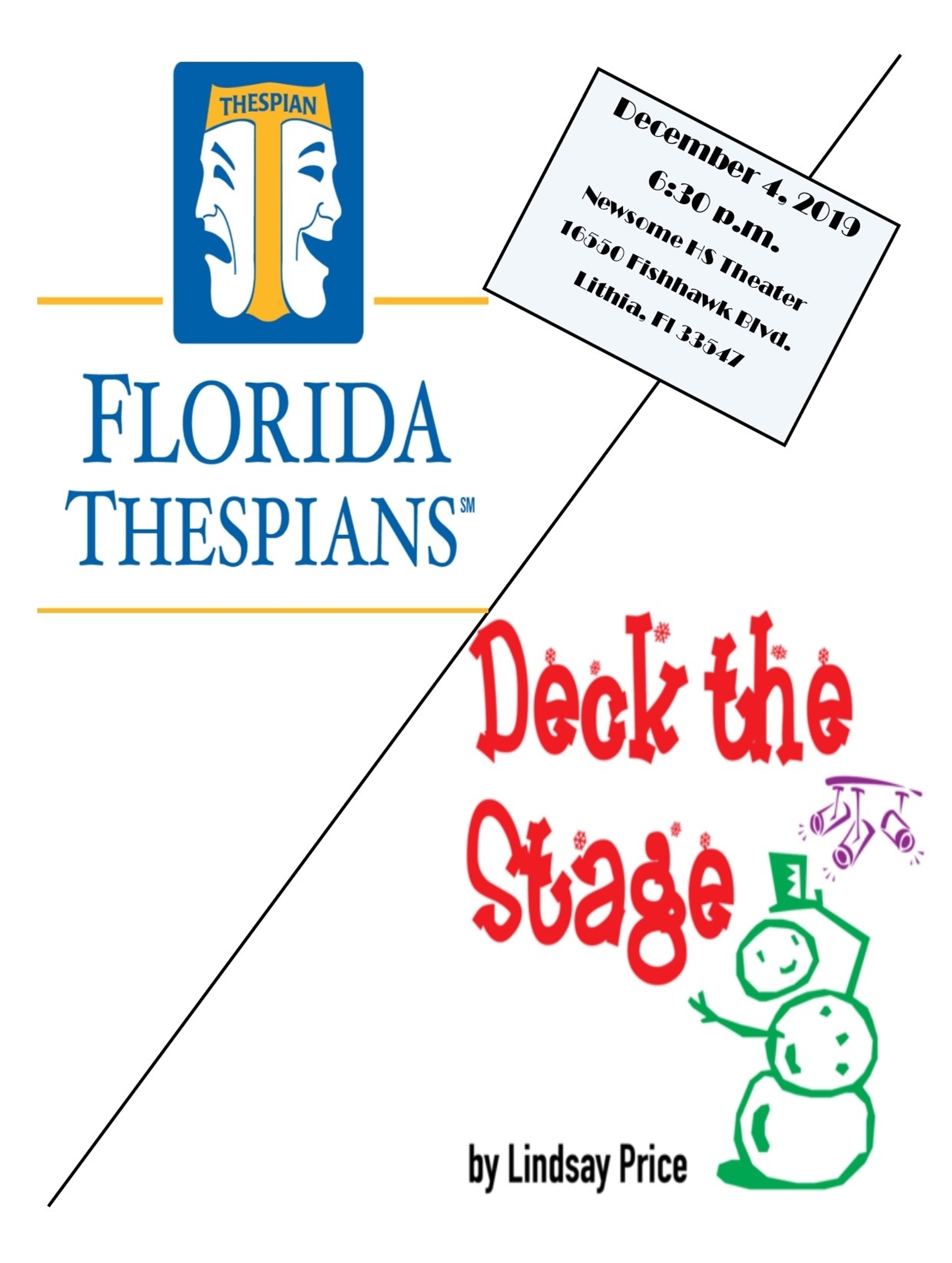 Deck The Stage At Newsome High School Performances December 4 19 Cover