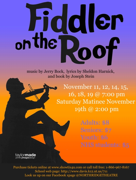 d photo cover on Roof the High Northridge Fiddler Performances at d photo cover on Roof the High Northridge Fiddler Performances at