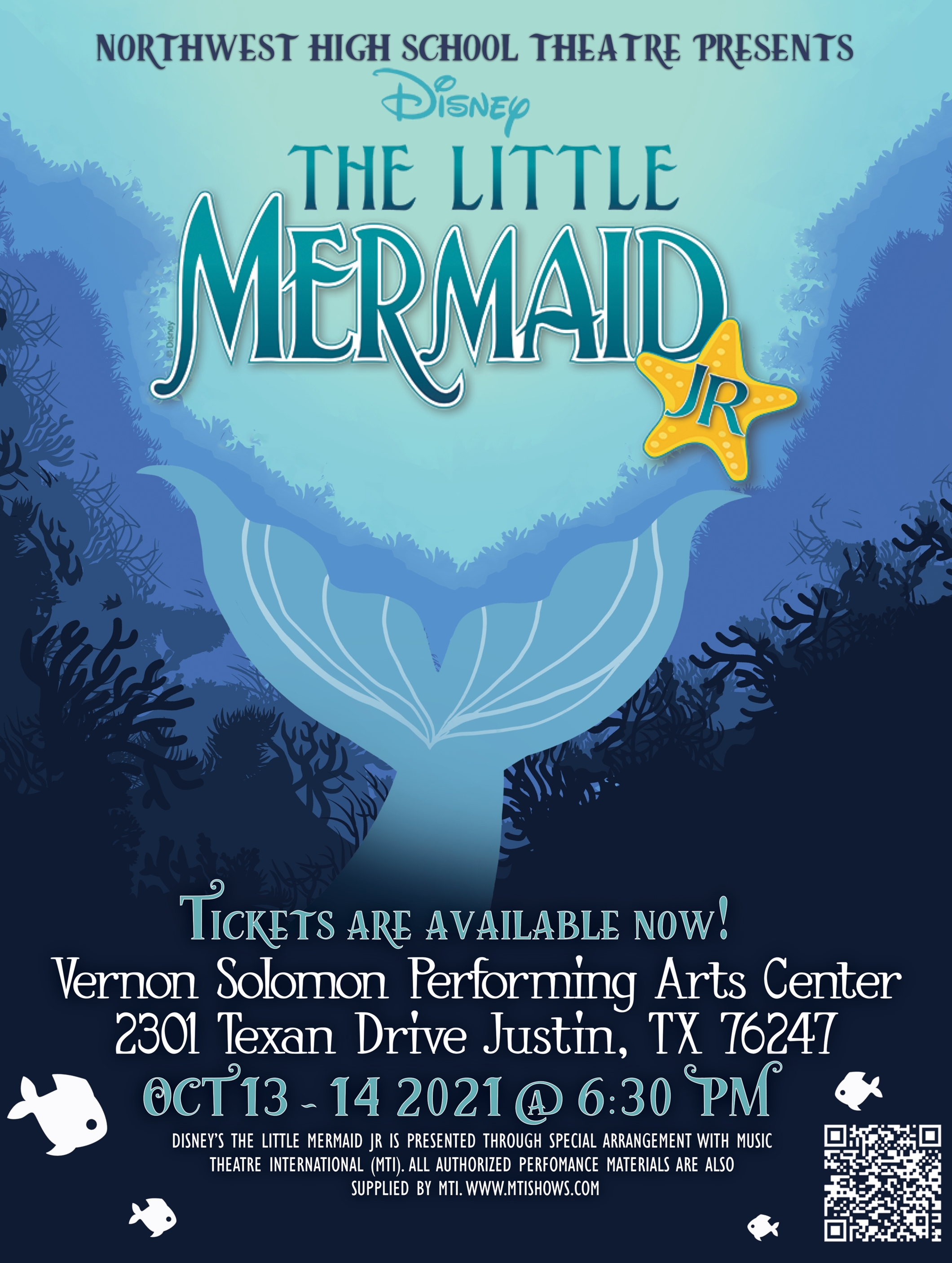 Disney's The Little Mermaid JR. at Northwest High School Performances