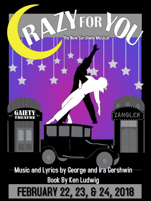 Crazy For You At Omaha Burke High School Theatre Department Performances February 22 2018 To February 24 2018 Cover