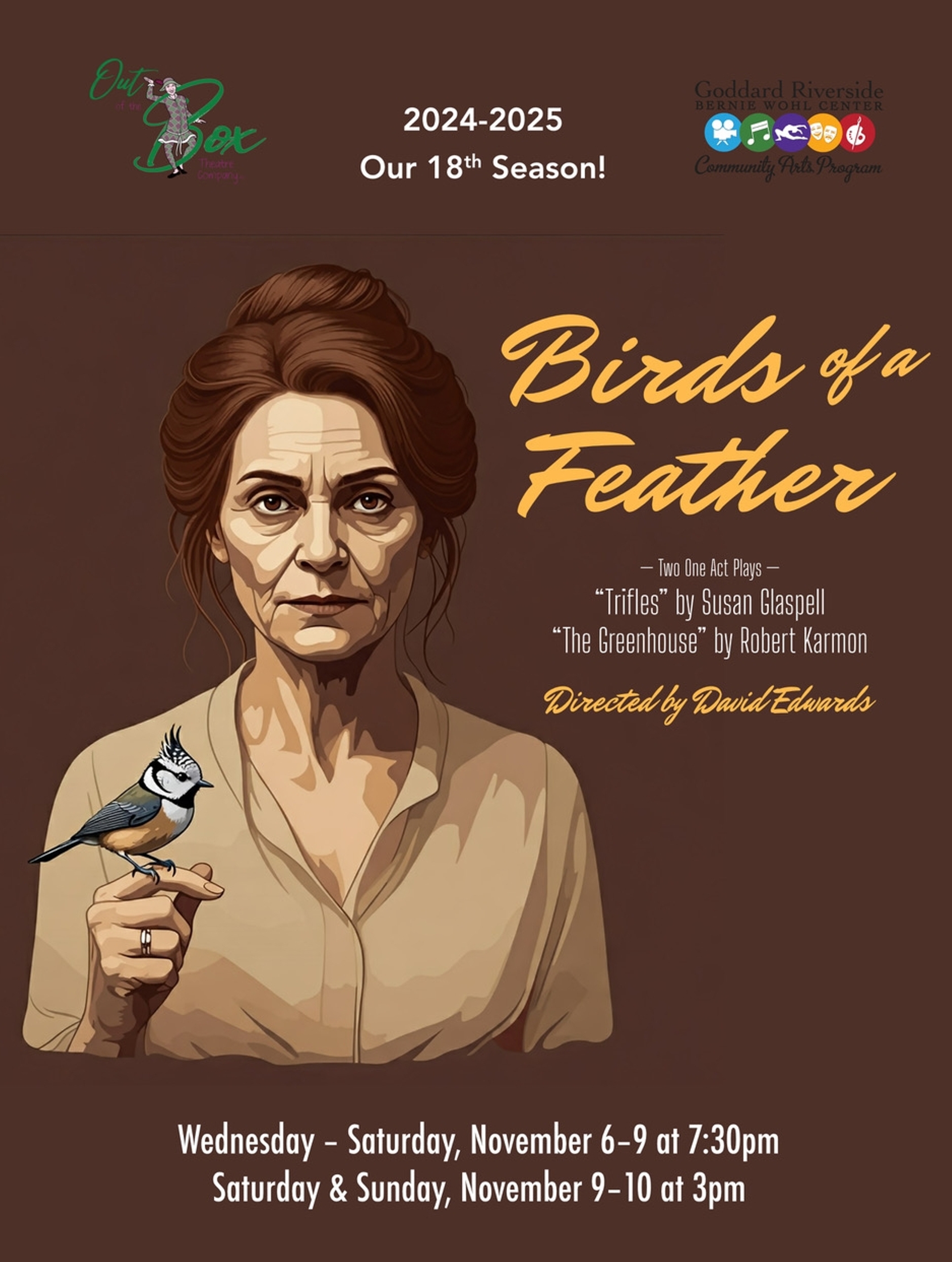 Birds of a Feather at Out of the Box Theatre Company, Inc. (NYC