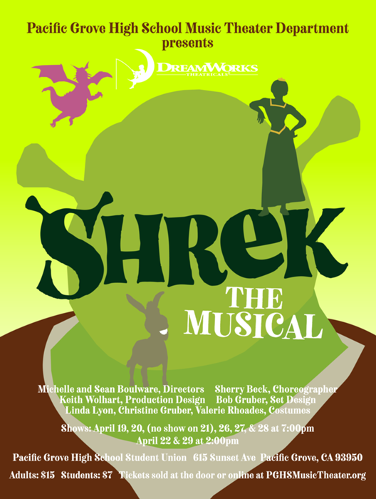 Shrek The Musical At Pacific Grove High School Musical Theater