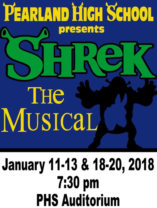 Shrek The Musical at Pearland High School Performances