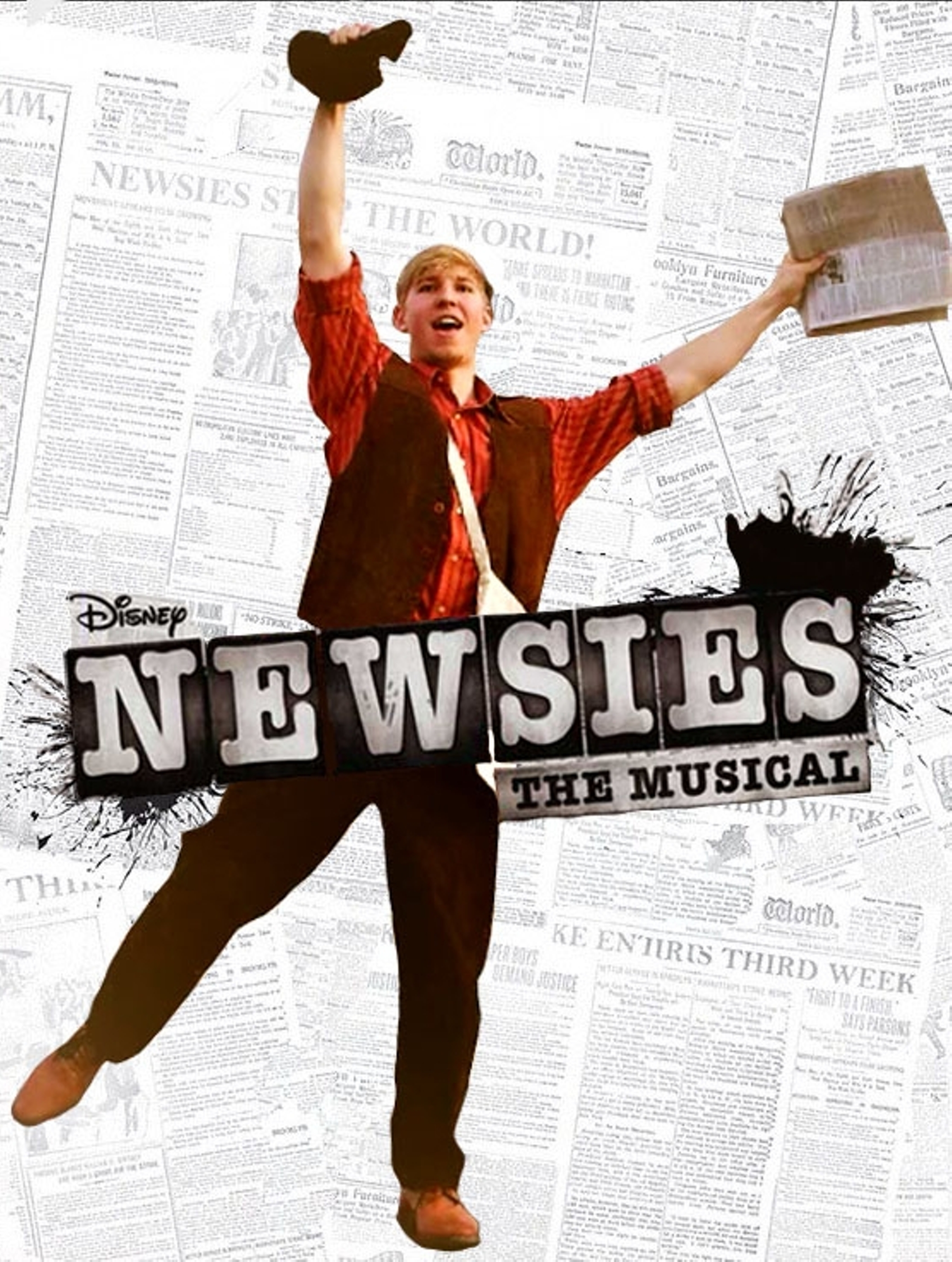 Disney S Newsies At Queen Creek High School Performances April 15 21 To April 17 21 Cover