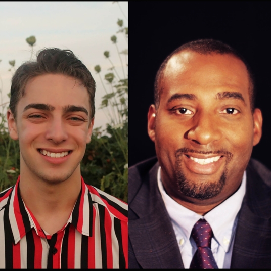 Perry Barkett & Yunus Quddus as James T. head shot