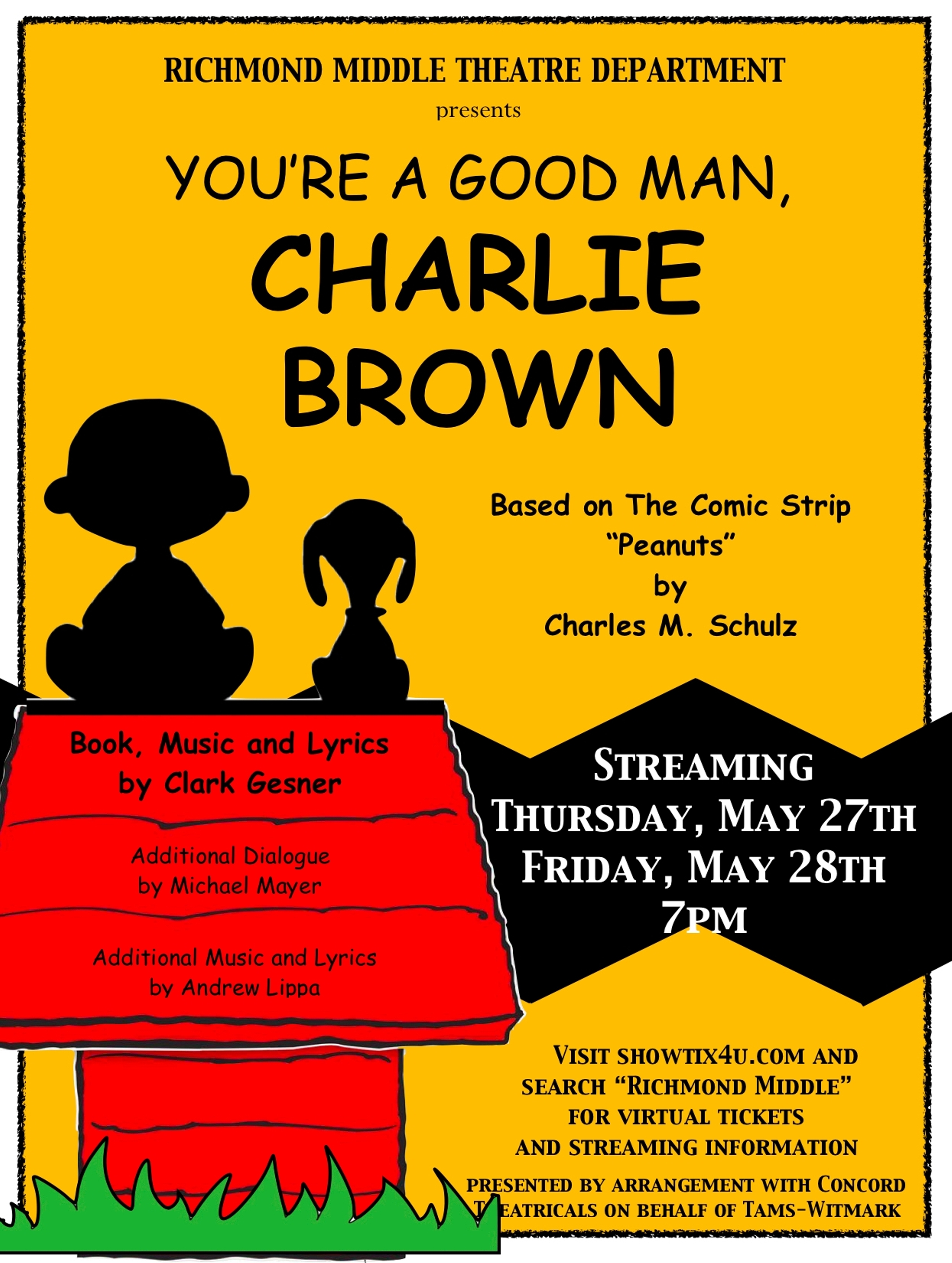 You're a Good Man, Charlie Brown at Richmond Middle School ...