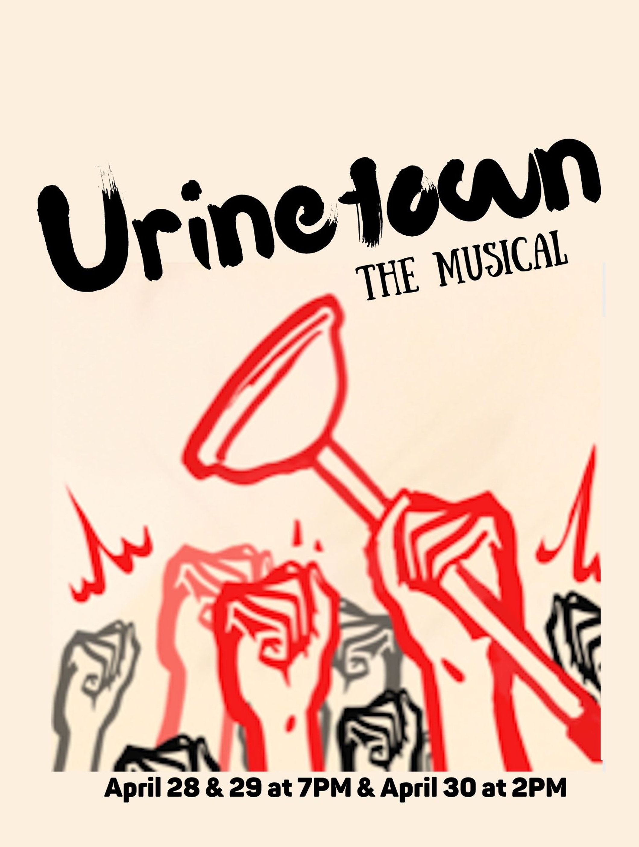 Urinetown The Musical at Ridgewood Comm High School Performances