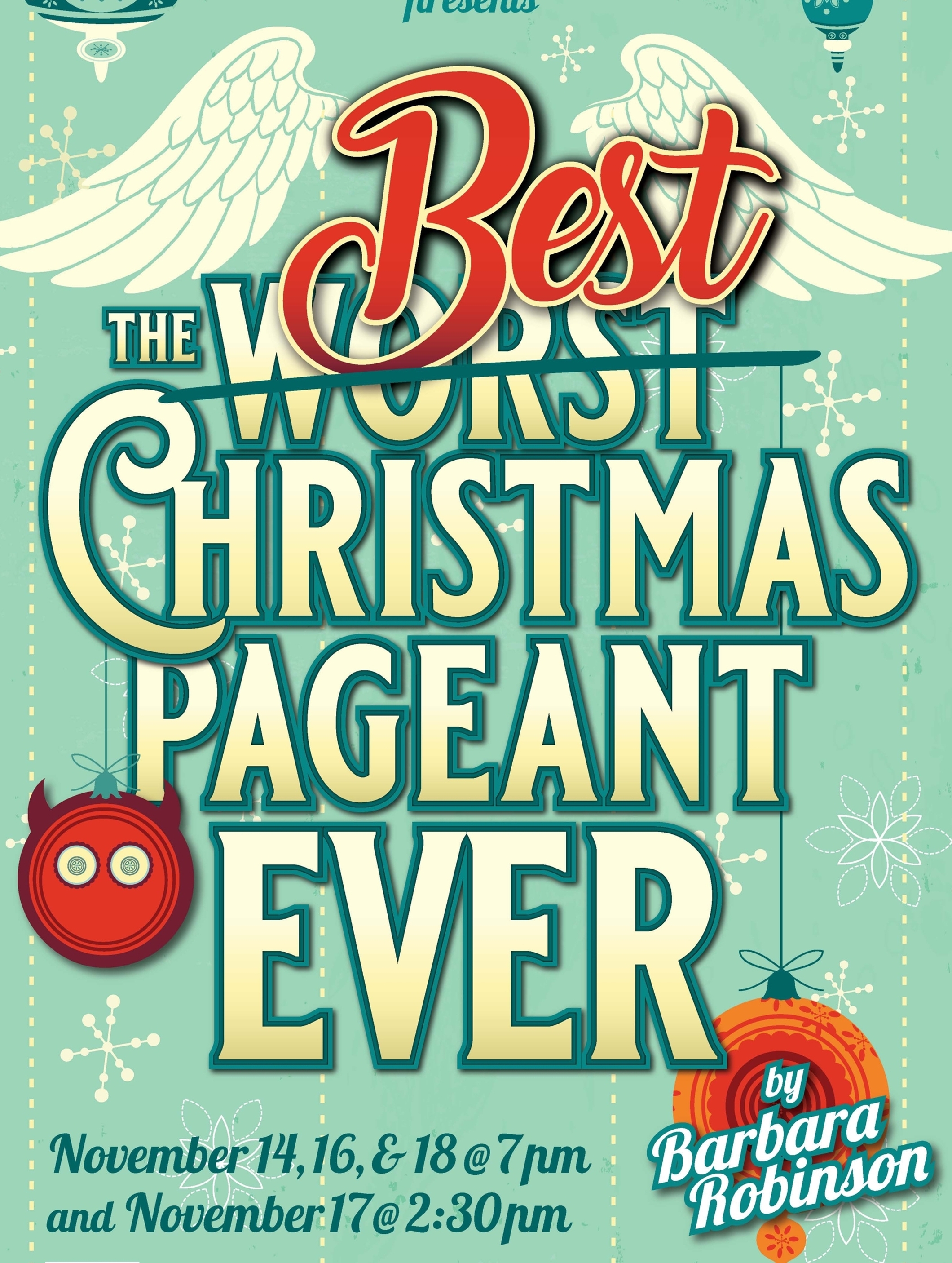The Best Christmas Pageant Ever at Smith County Playhouse
