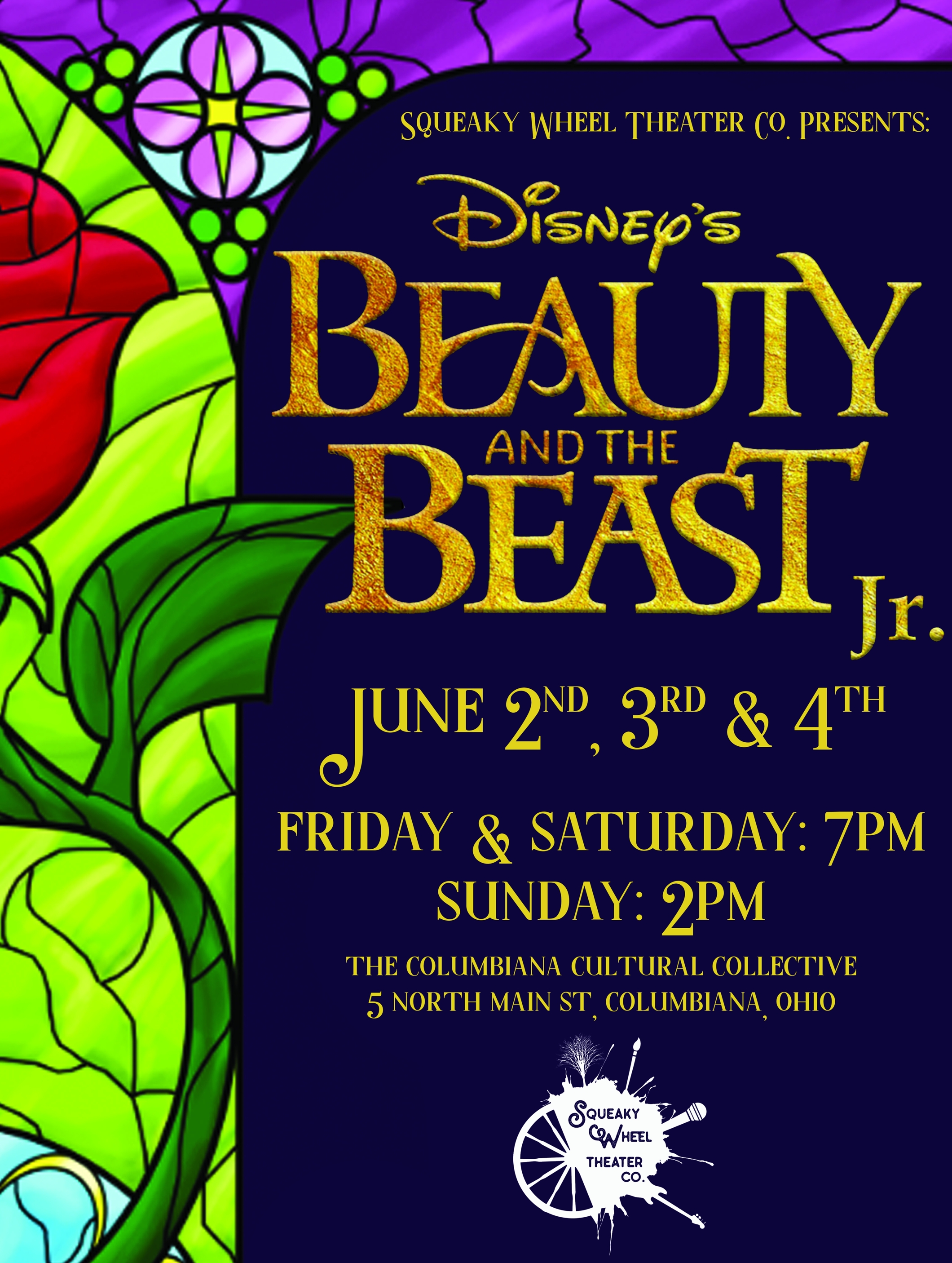 Disney's Beauty and the Beast JR. at Squeaky Wheel Theater Company