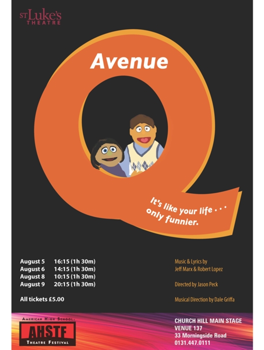 Avenue Q School Edition At St Lukes School Performances May 20