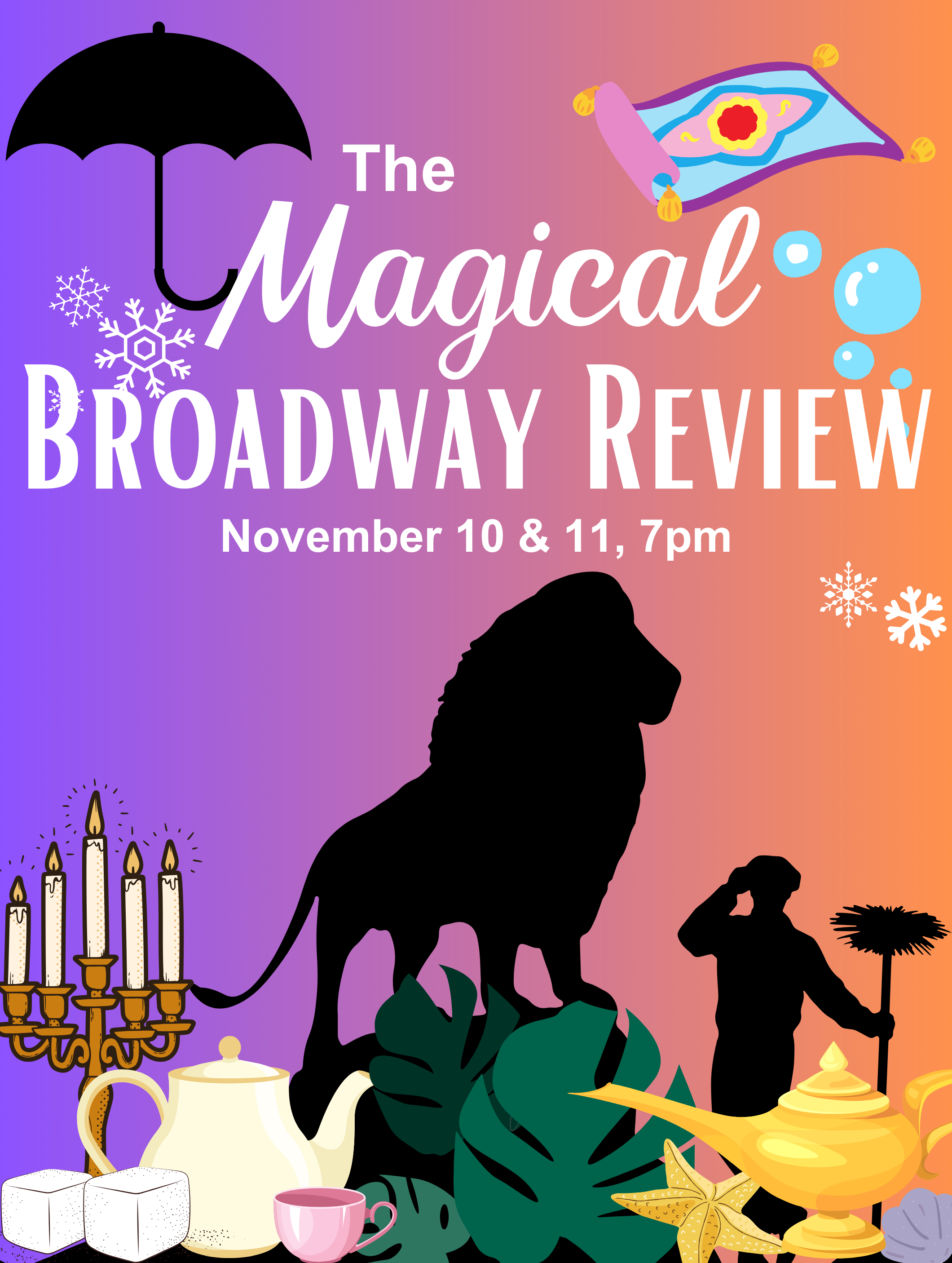 The Magical Broadway Review at T&K Studios Performances November 10