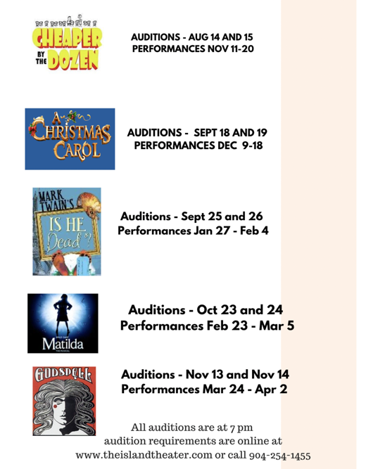 The Lightning Thief at The Fleming Island Theater Incorporated