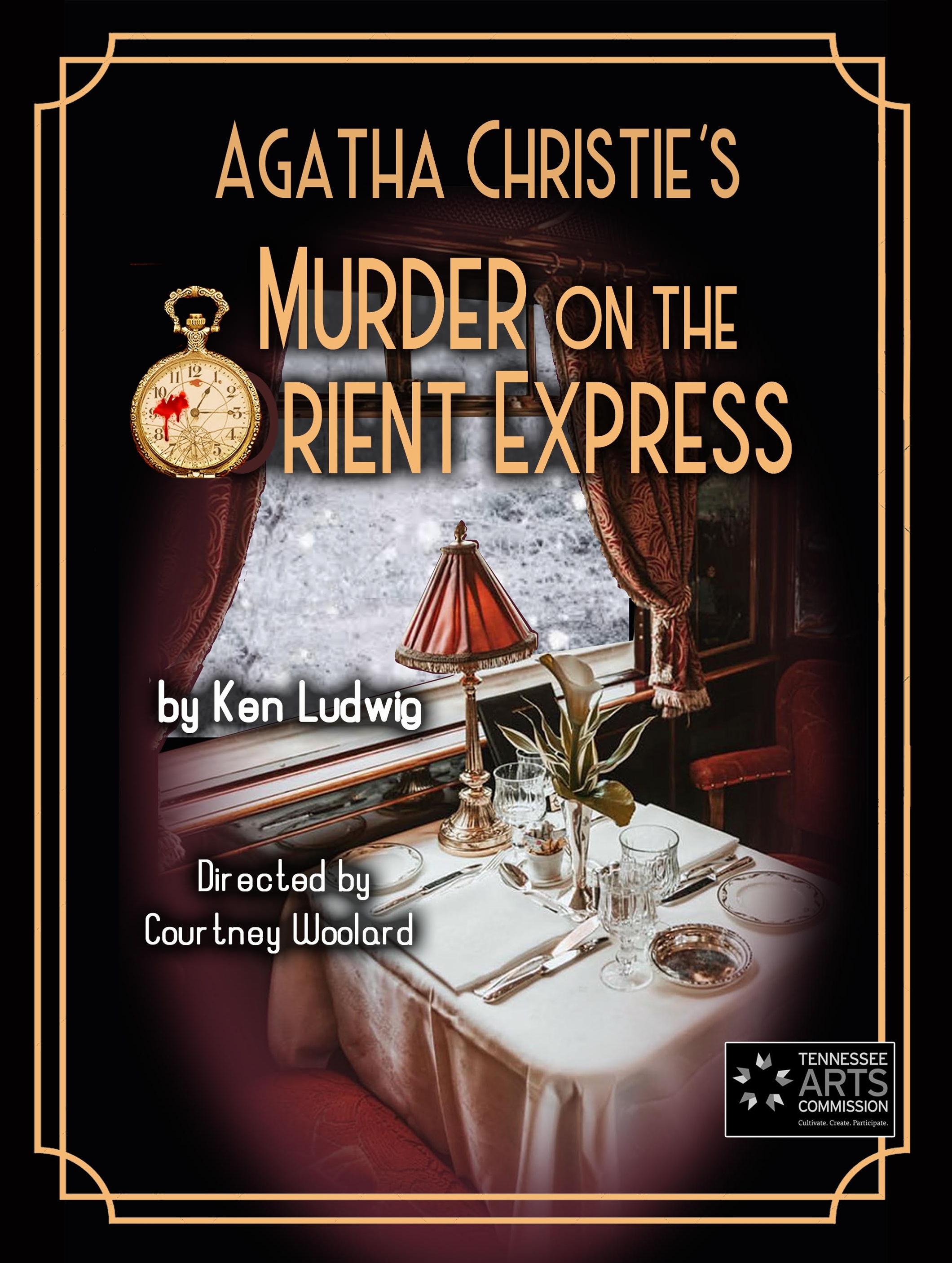 Agatha Christie S Murder On The Orient Express At Theatre Knoxville Downtown Performances October 25 2019 To November 10 2019 Cover