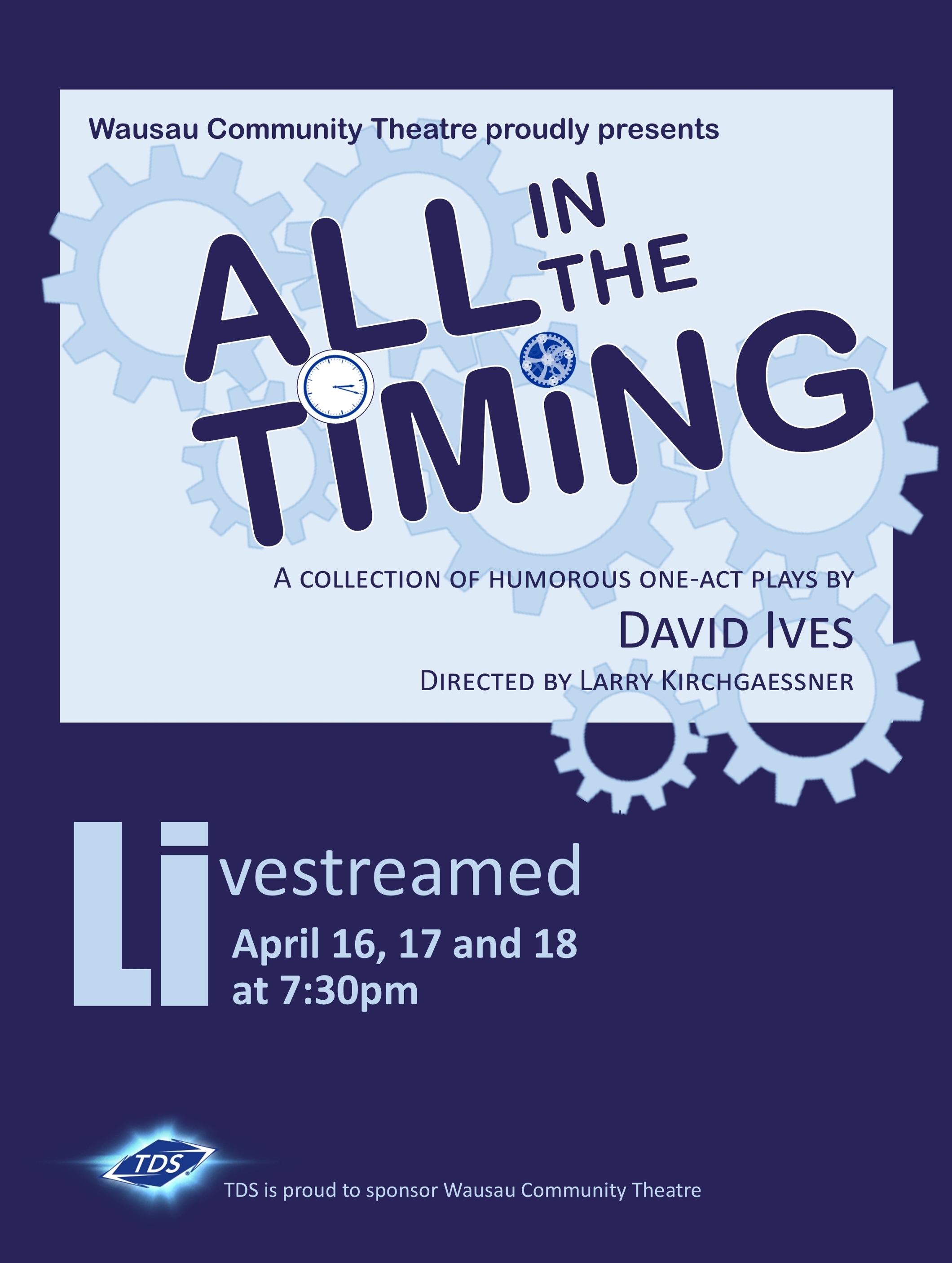 All in the Timing at Wausau Community Theatre Performances April 16
