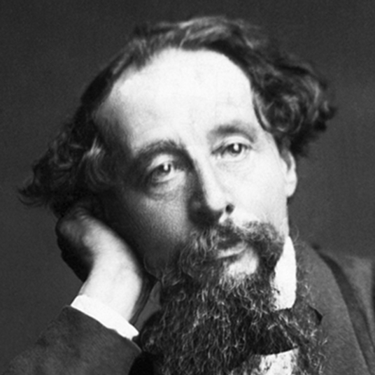 Charles Dickens head shot