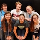 Amy Teadt, Ryla Vatland, Haley Olson, Sydney Sherry, Sharice Elbert and Maddison Pullham as the Maids head shot