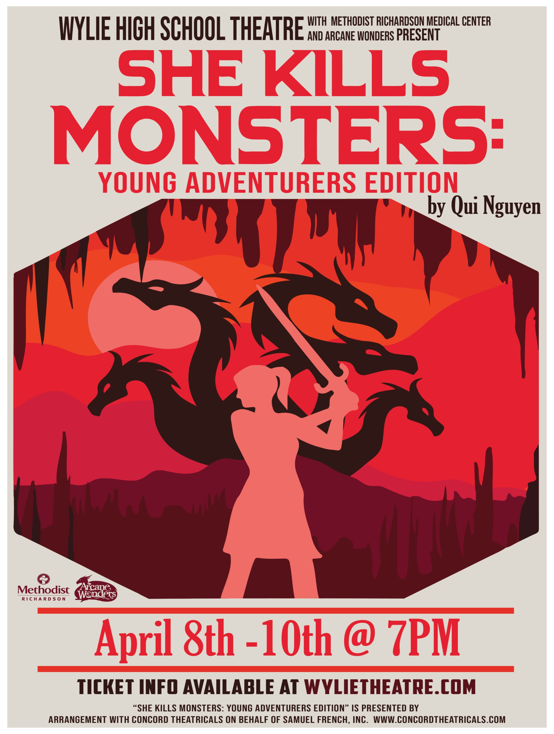 She Kills Monsters: Young Adventurers Edition at Wylie High School -  Performances April 8, 2021 to April 10, 2021 - Cover