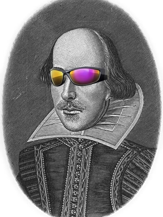 Shakespeare in hot sale sunglasses